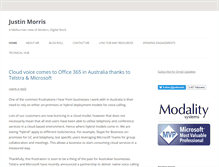 Tablet Screenshot of justin-morris.net
